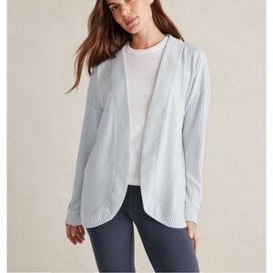 Haven Well Within light blue sweater knit cardigan size medium